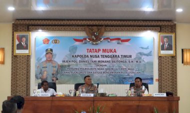 Kapolda NTT Lakukan Tatap Muka Dengan Personel TNI Polri Sebagai Wujud Sinergitas Di Selatan NKRI
