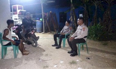 Polsek Rote Selatan Laksanakan Patroli Dialogis di Desa Daleholu untuk Tingkatkan Kamtibmas