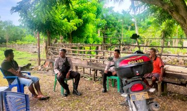 K2YD Personel Polsek Rote Tengah Untuk Edukasi Pembinaan Kamtibmas