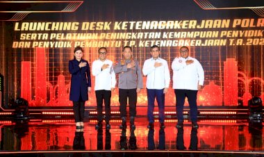Kapolri Resmikan Desk Ketenagakerjaan Demi Beri Jaminan Perlindungan Kaum Buruh