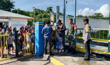 Sinergitas Pengamanan Personel Polsek Pantai Baru Dan Koramil 1627-02 Pantai Baru