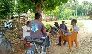 Kapolsek Lobalain : Kegiatan Sambang Bhabinkamtibmas Untuk Ciptakan Kenyamanan Warga Binaan