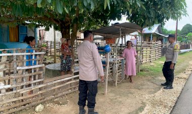 Kapolsek Rote Tengah : Patroli Dialogis Merupakan Upaya Polsek Rote Tengah Untuk Jaga Kamtibmas