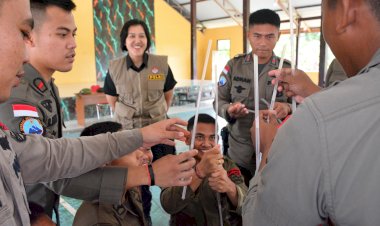 Satgas Bantuan Ops Damai Cartenz-2025 Berikan Dukungan Psikologis bagi Personel di Timika