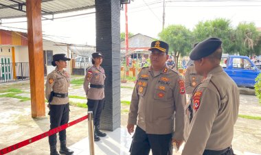 Kapolres Rote Ndao :  70 Personel Polres Rote Ndao Amankan Tahapan  Penetapan Pemenang Pilkada Kabupaten Rote Ndao