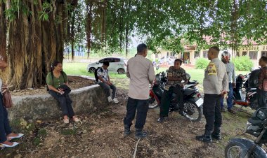 Cegah Gangguan Kamtibmas  Anggota Polsek Rote Tengah Rutin Lakukan Patroli Dialogis