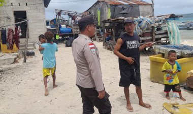 Edukasi Pembinaan Kamtibmas Oleh Bhabinkamtibmas Desa Lifuleo