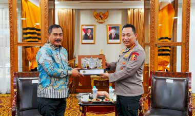 Kapolri Terima Audiensi Menteri Imipas, Pastikan Kolaborasi Pemberantasan Narkoba