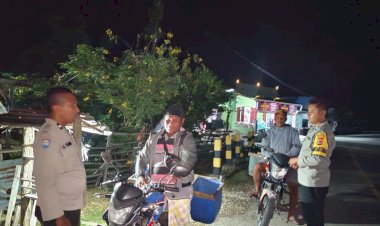 Patroli Malam Personel Polsek Rote Tengah Langkah Untuk Jaga Kamtibmas
