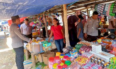 Iptu I Gede P Parwata : Pengamanan Kegiatan Masyarakat Pada Pasar Olafulihaa Untuk Cegah Potensi Pidana