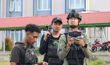Jaga Stabilitas Keamanan, Satgas Ops Damai Cartenz 2025 Pantau Yalimo dari Udara