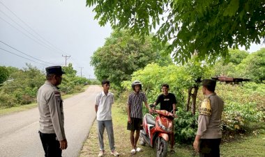 Ipda Godfriet E S Mail : Hadirnya Anggota Polri  Warga   Merasa Terayomi  Karena Pemeliharaan Kamtibmas
