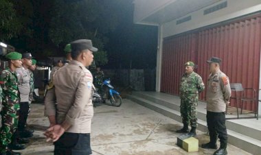 Patroli Gabungan Personel Polsek Lobalain Dan Koramil 1604-01 Baa