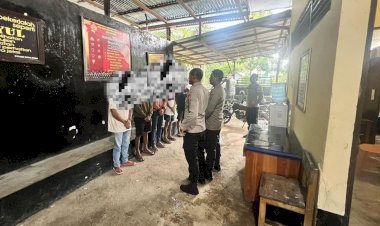 5 Terduga Pelaku Pengeroyokan Berhasil Diamankan Polsek RBL