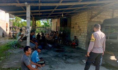 Kegiatan Sambang Bhabinkamtibmas Polsek Rote Barat Daya