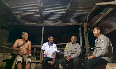 Ipda Charles : Kehadiran Personel Polsek Rote Tengah Diwajibkan Untuk Membawa Dampak Positif Bagi Warga