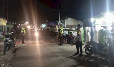 Pengamanan Sholat Tarawih Diwilayah Hukum Polsek Lobalain