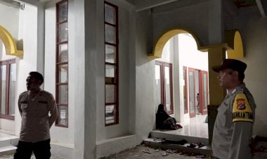 Polsek Rote Barat Daya Lakukan Pengamanan Sholat Tarawih