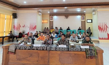 Polres Rote Ndao Bersama Forkompimda Mengikuti Rapat Lintas Sektoral Menghadapi Hari Raya Idulfitri 1446 H