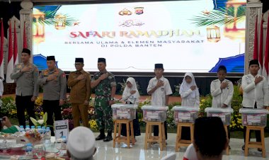 Pererat Silaturahmi, Kapolri Buka Puasa Bersama Tokoh Ulama dan Elemen Masyarakat Banten