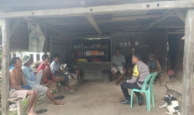 Kapolsek Rote Barat Daya : Melalui Kegiatan Sambang Upaya Pencegahan Premanisme Terus Ditingkatkan