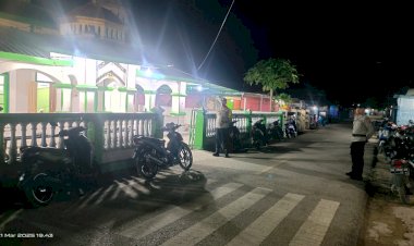 Pengamanan Ibadah Sholat Tarawih Oleh Polsek Lobalain