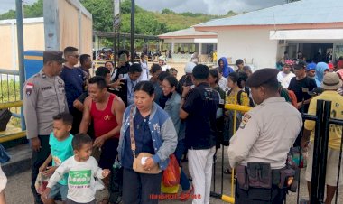 Untuk Ciptakan Mudik Aman Dan Nyaman,Personel Polsek Panbar Tingkatkan Pengamanan