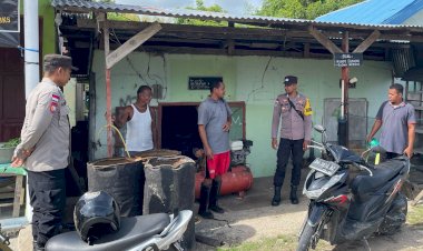 Kapolsek Rote Tengah : Personel Polsek Rote Tengah Tingkatkan Kegiatan Pencegahan Aksi Premanisme