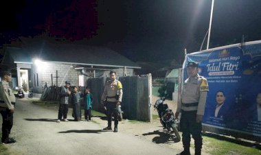 Pengamanan Sholat Tarawih Diwilayah Hukum Polsek Rote Barat Laut