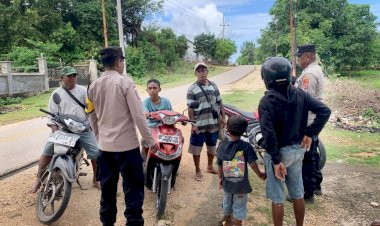 Patroli Pencegahan Premanisme di Wilayah Hukum Polsek Rote Tengah