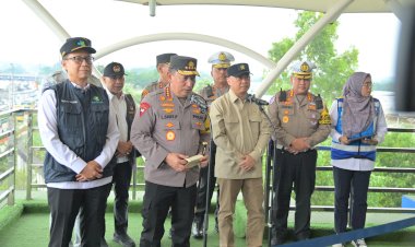 Kapolri Cek Arus Balik Lebaran di Tol Cikatama