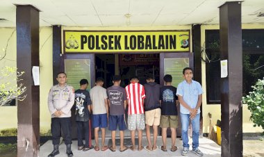 Enam Pelaku Pengeroyok Terhadap RM Berhasil Diamankan  Polsek Lobalain