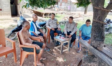 Kapolsek Rote Barat : Patroli Dan Sambang Untuk Memastikan Kenyamanan Masyarakat Jelang Paskah 2025