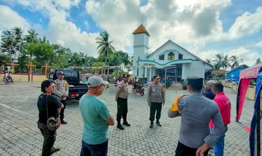 Pastikan Perayaan Paskah Aman, Kapolres Cek Langsung Venue Perayaan Paskah 2025