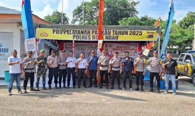 Pos Pengamanan Operasi Samana Santa Turangga 2025  Jamin Perayaan Paskah Di Kabupaten Rote Ndao