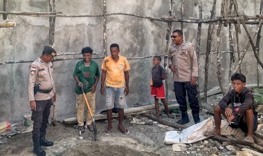 Kapolsek Rote Tengah : Kegiatan Patroli Wujud Ciptakan Kamtibmas Kondusif Selama Operasi Samana Santa Turangga 2025