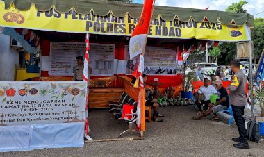 Pos Pelayanan Operasi Samana Santa Turangga 2025 Pelabuhan Pantaibaru, Monitoring Aktifitas Pelabuhan Dan Fasilitasi Masyarakat