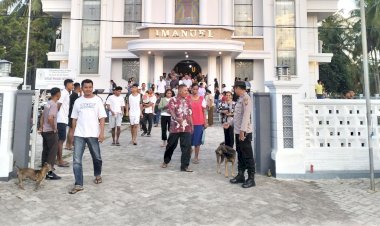 Kapolsek Rote Barat : Ibadah Paskah Dan Pawai Obor Diwilayah Hukum Polsek Rote Barat  Berjalan Kondusif