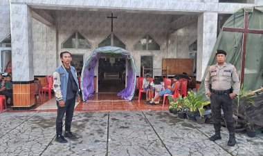 Kapolsek RBD : Kami Terus Monitoring Kegiatan Perayaan Dan Ibadah Paskah 2025 Diwilayah Hukum Polsek RBD