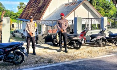 Kapolsek Rote Tengah : Seluruh  Rangkaian Kegiatan Paskah Diwilayah Hukum Polsek Rote Tengah Berjalan Aman