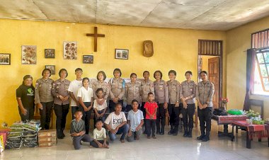 Polwan Polres Rote Ndao Gelar Kegiatan Sosial Dalam Rangka Peringatan Hari Kartini