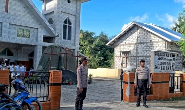 Ipda Godfriet : Kegiatan Ibadah Syukur Paskah Diwilayah Hukum Polsek Rote Barat Daya Berjalan Aman Dan Lancar