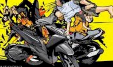 SPM Vixion Vs SPM Shogun , Laka Lantas Di Rote Timur Satu Korban Meninggal Dunia