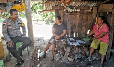 Kegiatan Preemtif Bhabinkamtibmas Polsek Rote Selatan Untuk Jaga Silahtuhami Dengan Warga Binaan