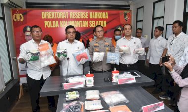 Polda Kalsel Bongkar Jaringan Narkoba Terafiliasi Fredy Pratama