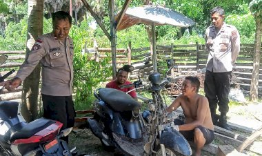 Patroli Dialogis Personel Polsek Rote Barat Daya Untuk Jaga Kamtibmas