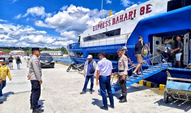 Polsek Lobalain Lakukan Pengamanan Pada Pelabuhan Baa, Pastikan Keamanan Masyarakat