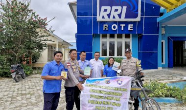 Kapolres Rote Ndao : Bripka Sumantri Bhabinkamtibmas Penggerak Literasi Dari Selatan NKRI