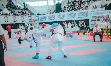 Bripda Jessica, Polwan di Polda Riau, Sabet Medali Emas Kejuaraan Karate di Malaysia