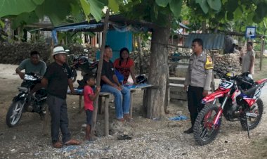 Upaya Preemtif  Bhabinkamtibmas Polsek Lobalain  Himbau Warga Binaan Jaga Kamtibmas